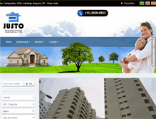 Tablet Screenshot of imobiliariajusto.com